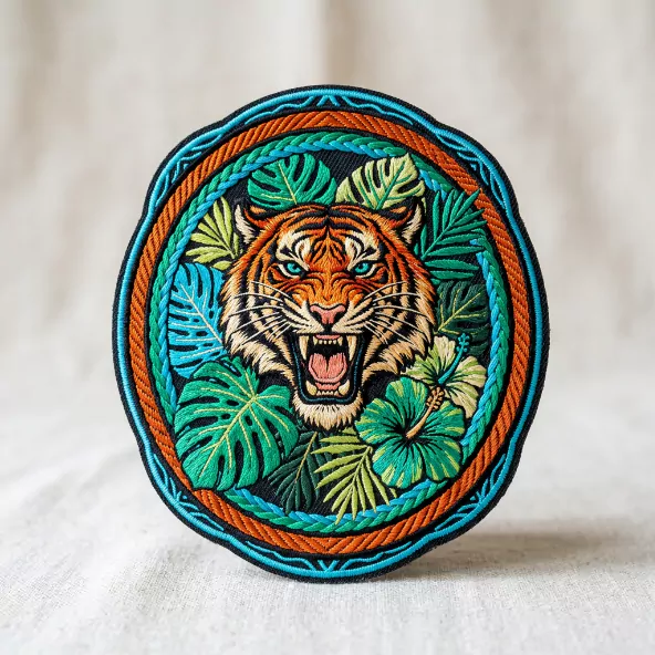 tiger Embroidered Patch