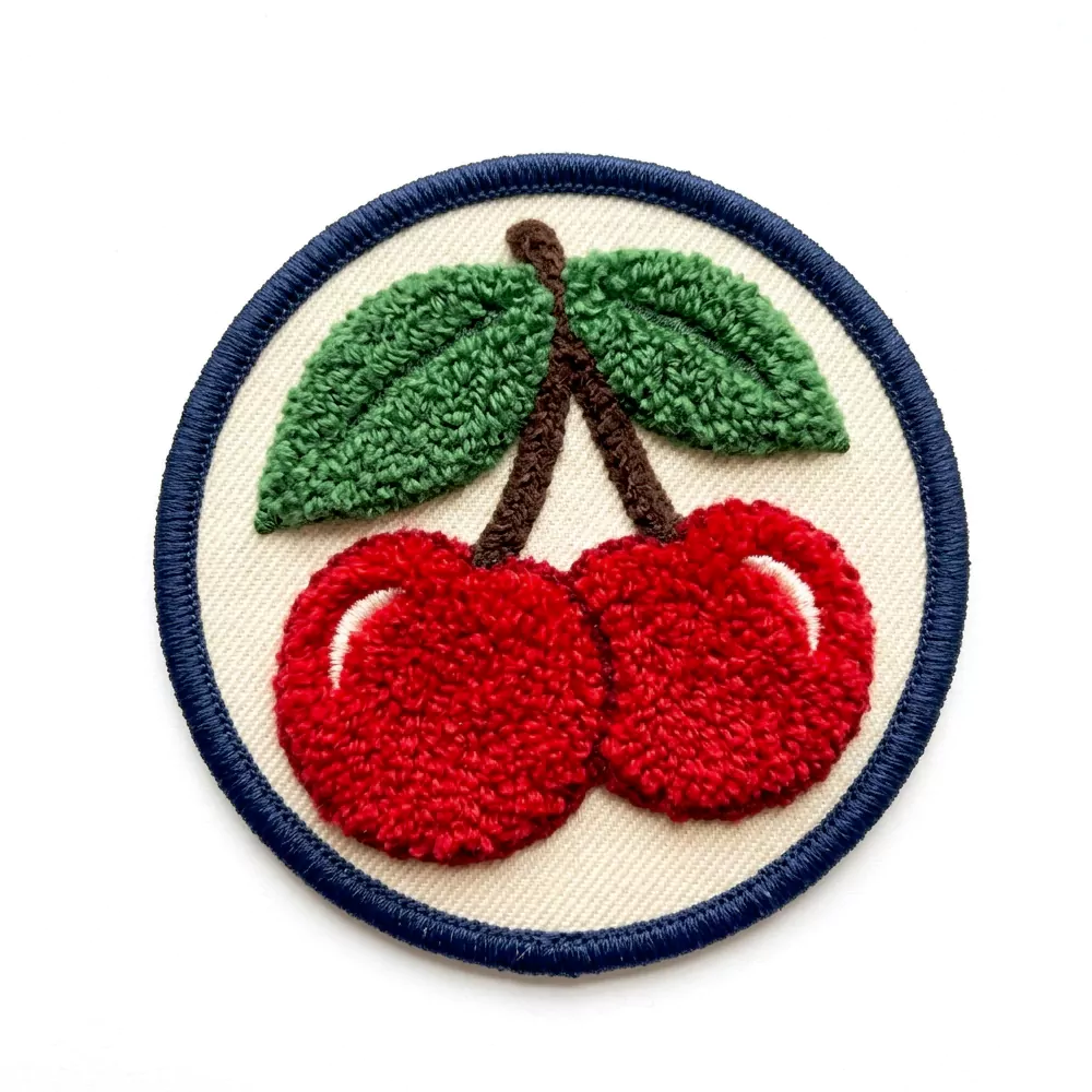 Cherry Duo Chenille Patch