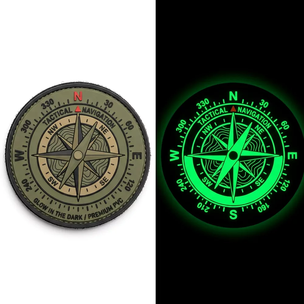 Compass Glow in the dark Patch