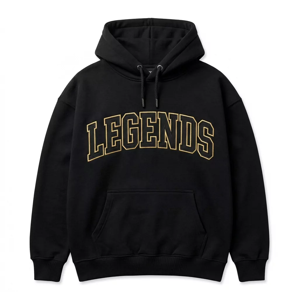 LEGENDS Hoodie Tackle Twill Letters patch