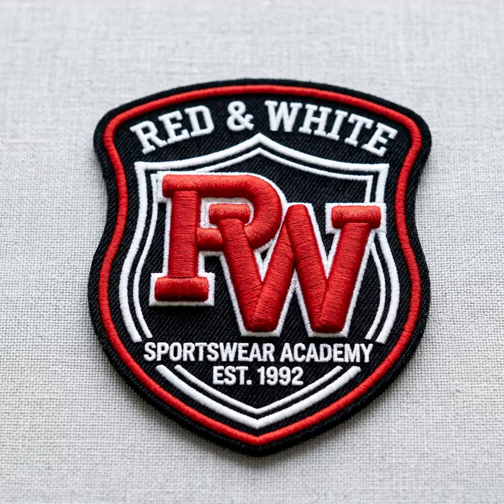 SPORTSWEAR ACADEMY 3d puff embroidery patch