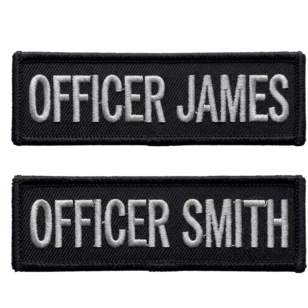 Security Officer embroidered name patch