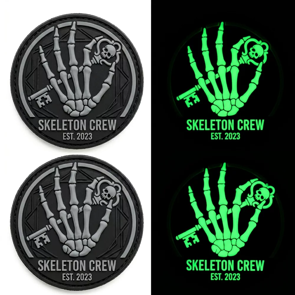 Skull Glow in the dark Patch