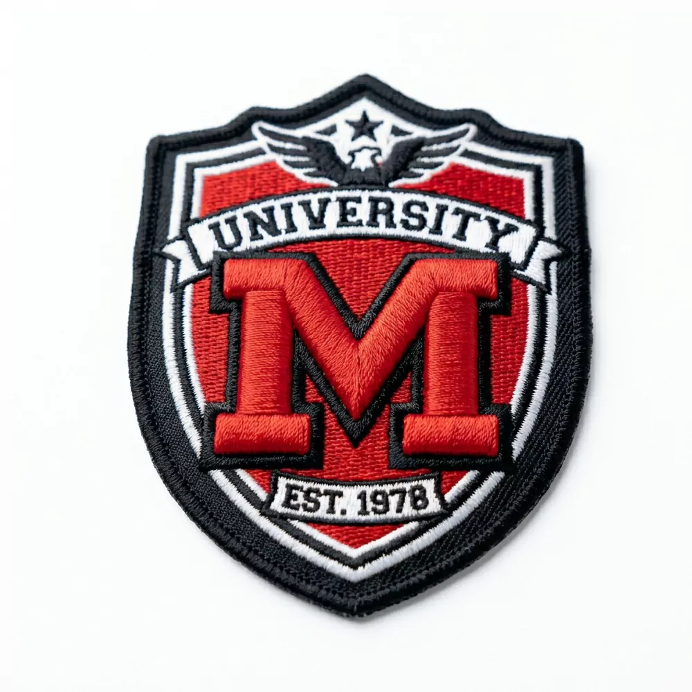 UNIVERSITy 3d puff embroidery patch