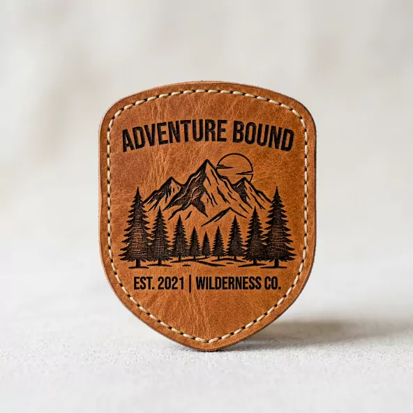 adventure bound leather patch