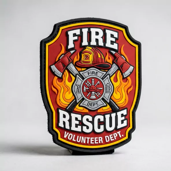 fire rescue pvc patch