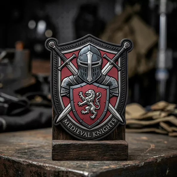 medieval knights pvc patch