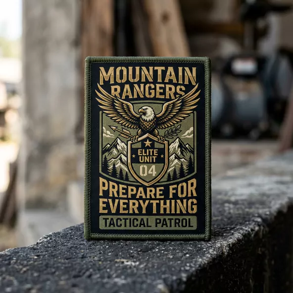mountain ranger printed patch