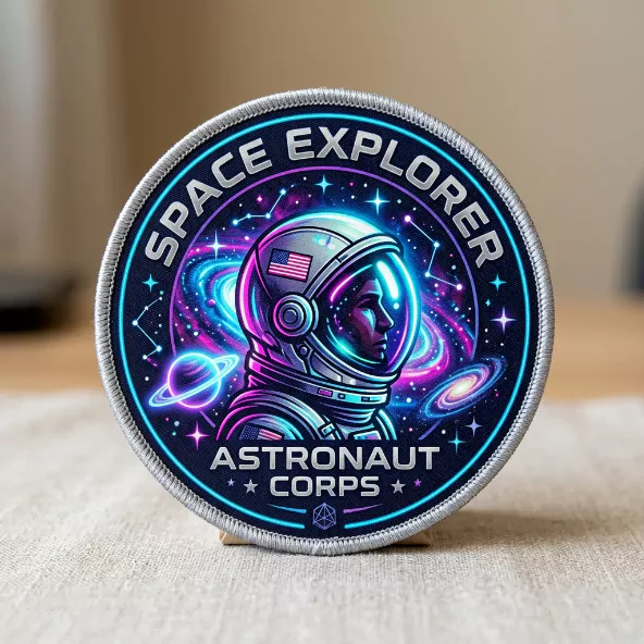 space explorer printed patch